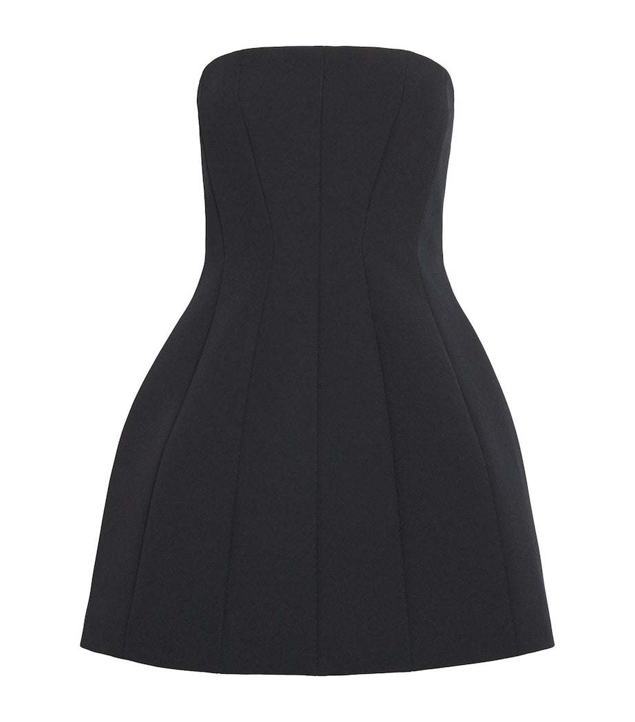 Structured Mini Dress BLACK