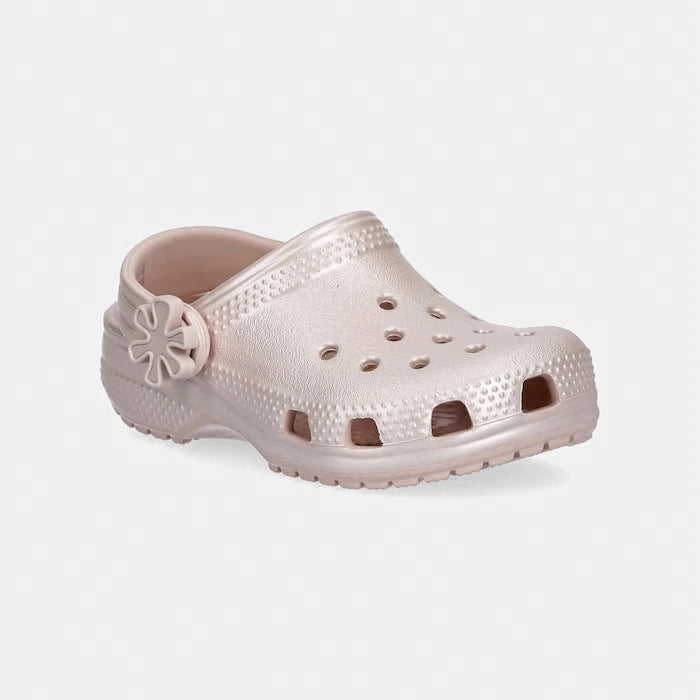Детски чехли Crocs CLASSIC PEARL SHINE CLOG T