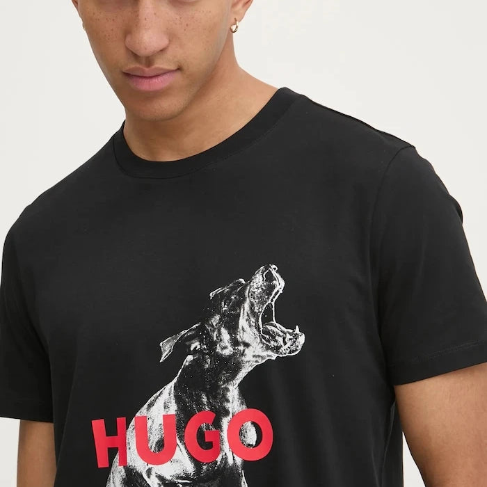 Памучна тениска HUGO Deyladec