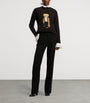 Ralph Lauren Collection Brown Cashmere Fall Polo Bear Sweater