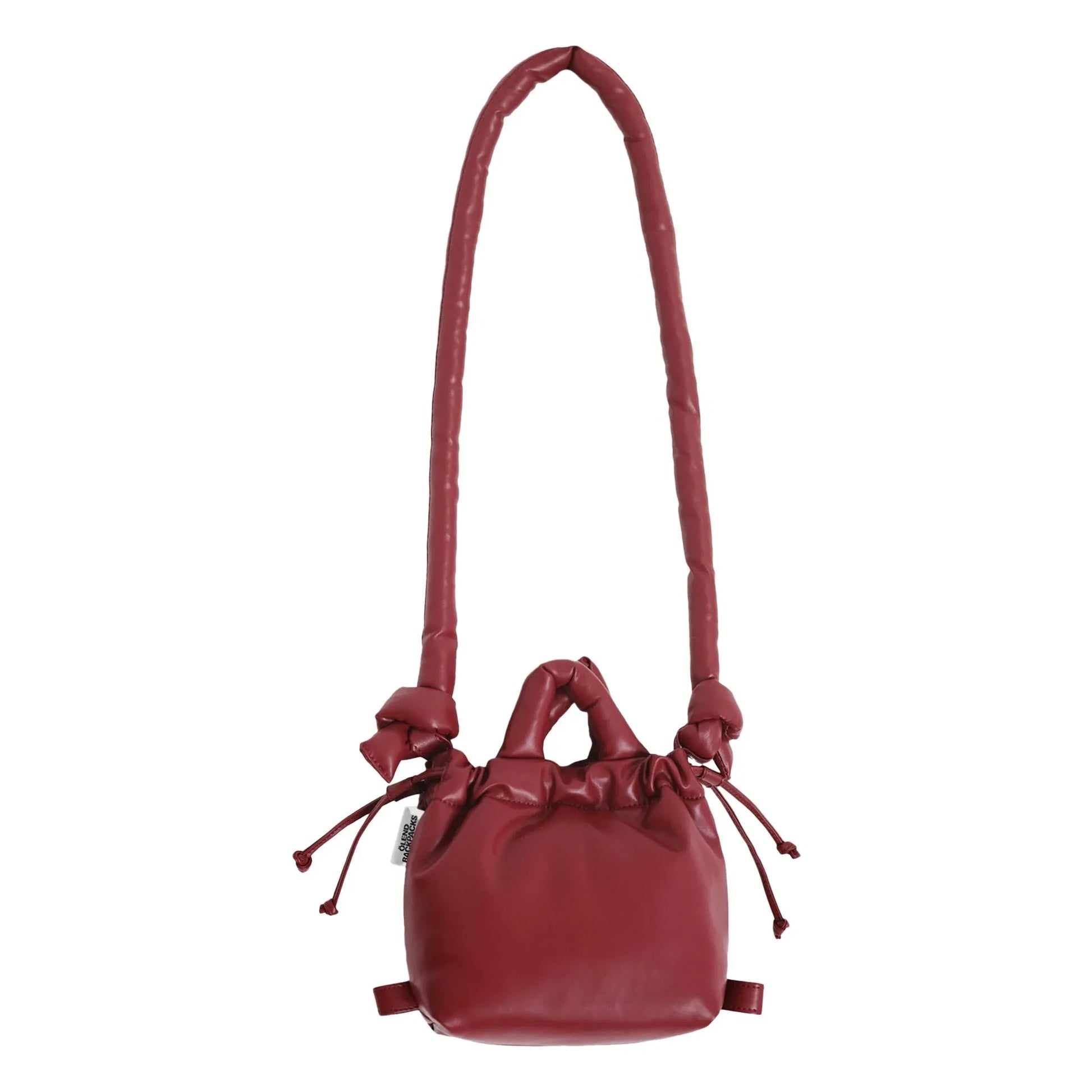 Olend - Micro Ona Vegan Leather Bag | Cherry red