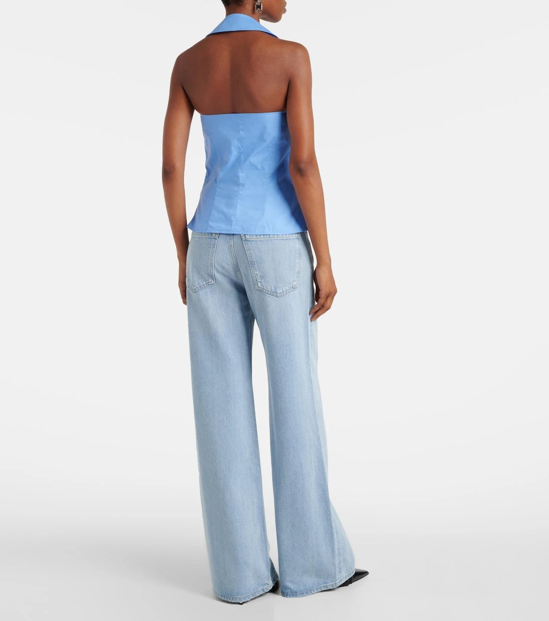 Coperni - Halterneck cotton top