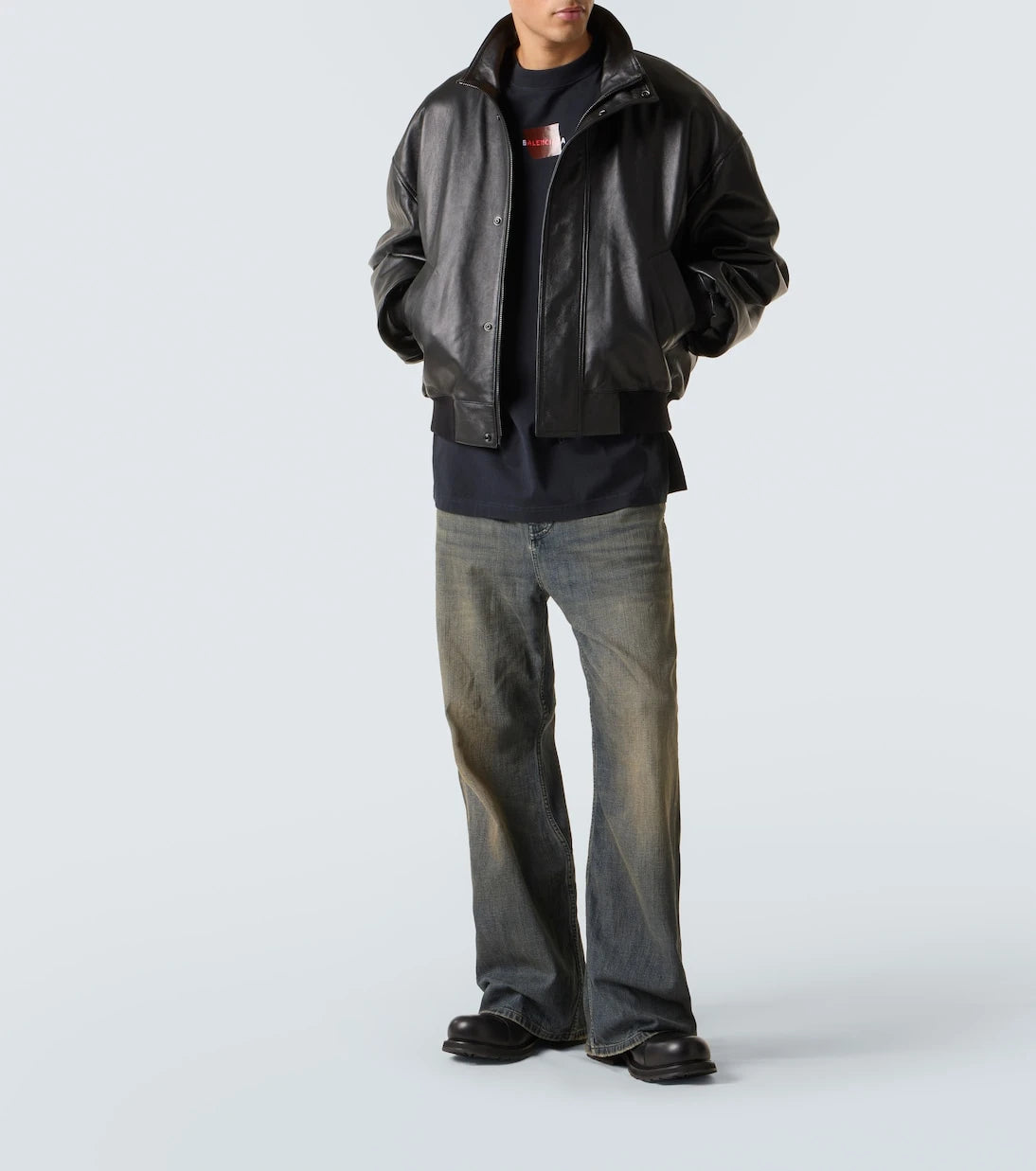 Balenciaga - Leather blouson