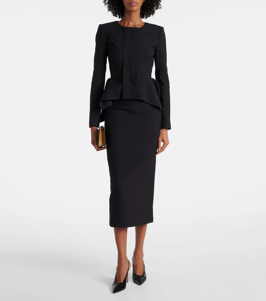 Roland Mouret - Peplum crêpe jacket