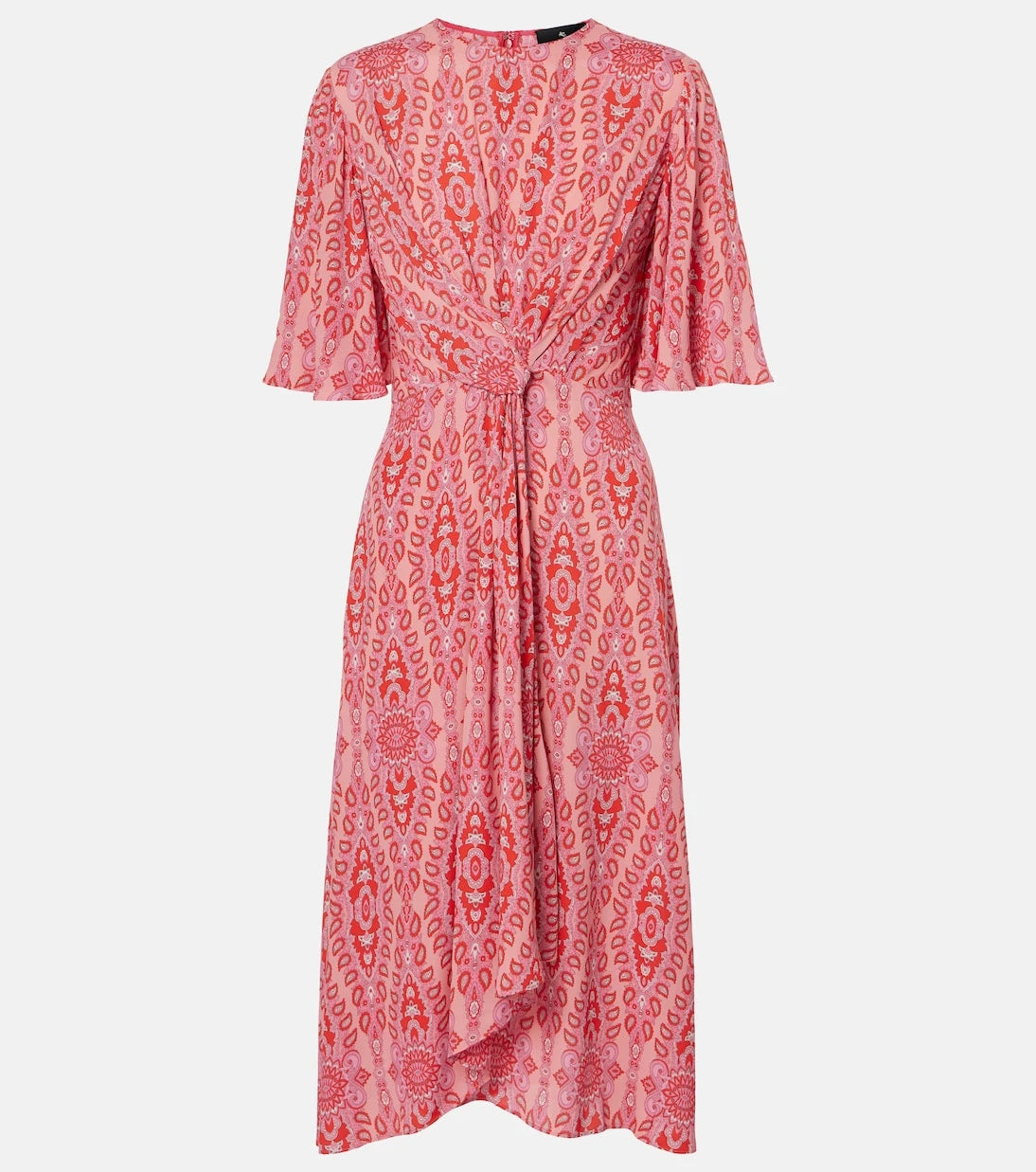 Etro - Printed gathered midi dress