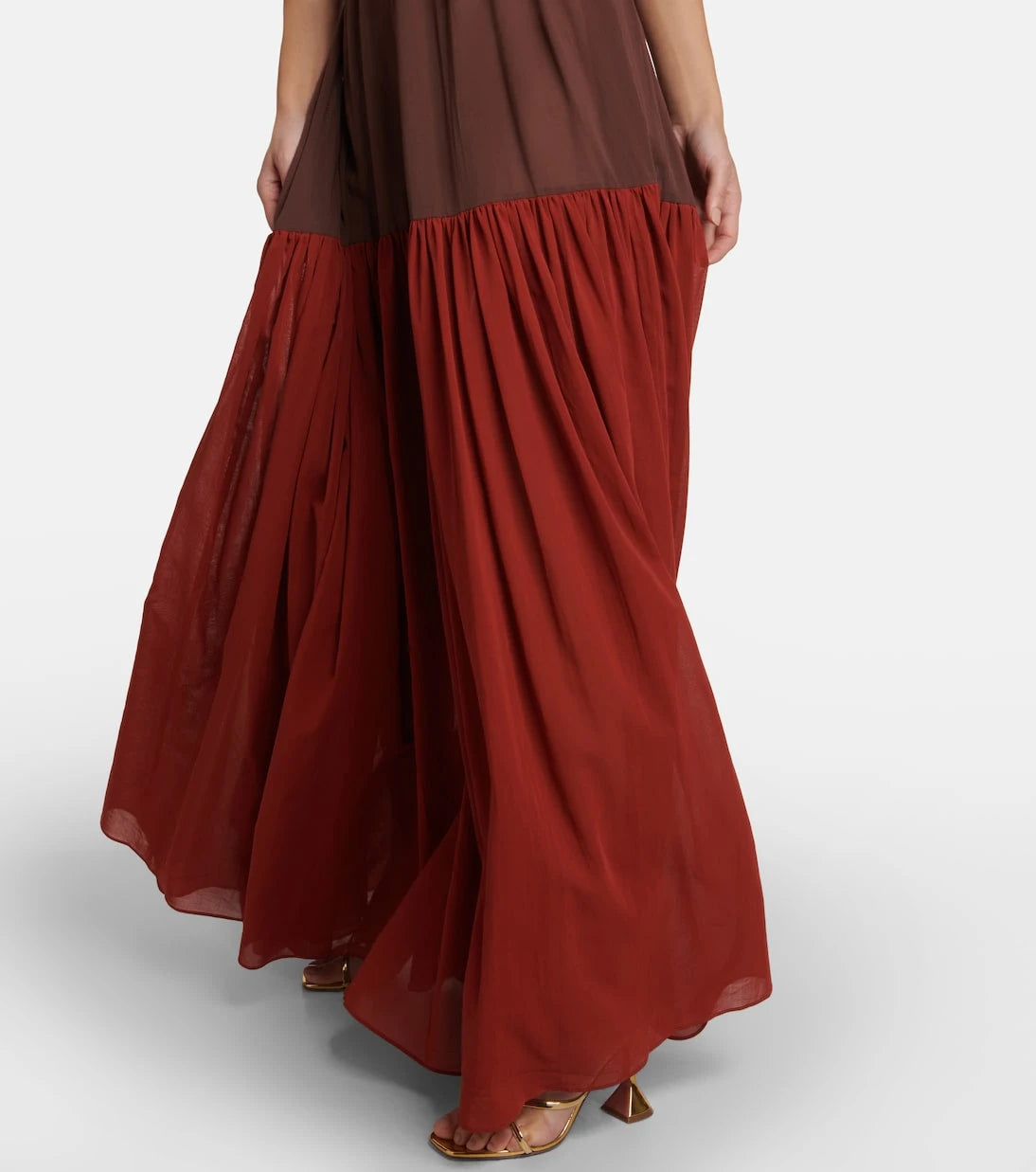 Nensi Dojaka - Cutout cotton maxi dress