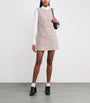 Self-Portrait Pink Bouclé Mini Dress