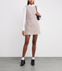 Self-Portrait Pink Bouclé Mini Dress