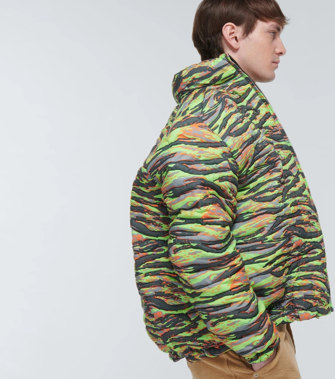 ERL - Camouflage quilted cotton jacket