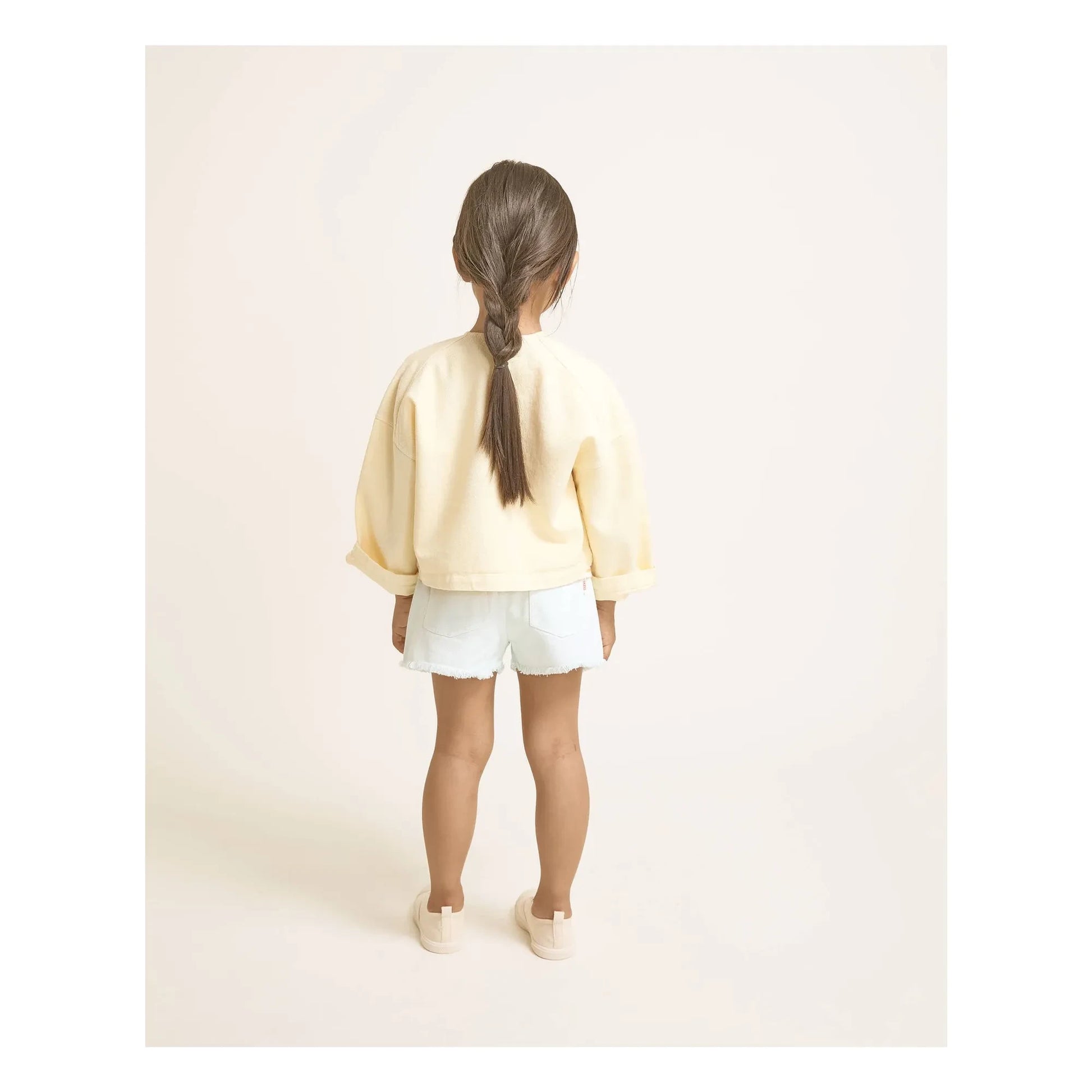 Búho - Denim Lyocell jacket | Pale yellow