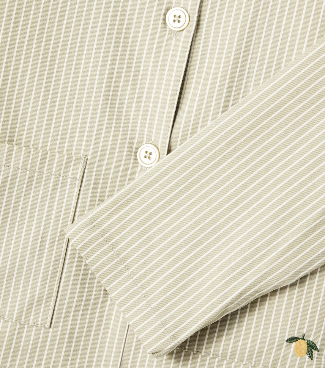 Konges Sløjd - Frankie striped cotton overshirt