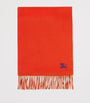 Orange Cashmere Reversible EKD Scarf
