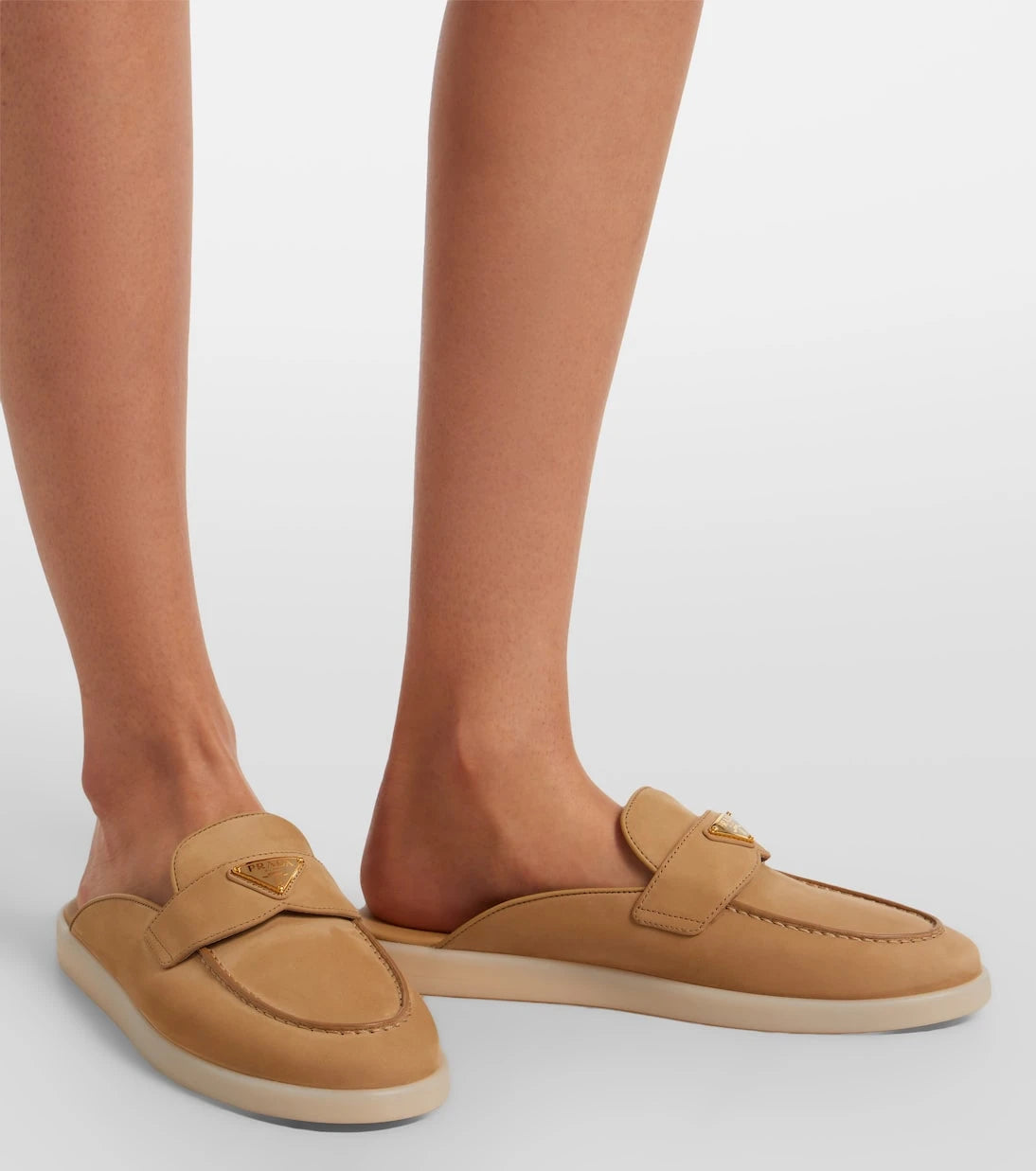 Prada - Suede mules