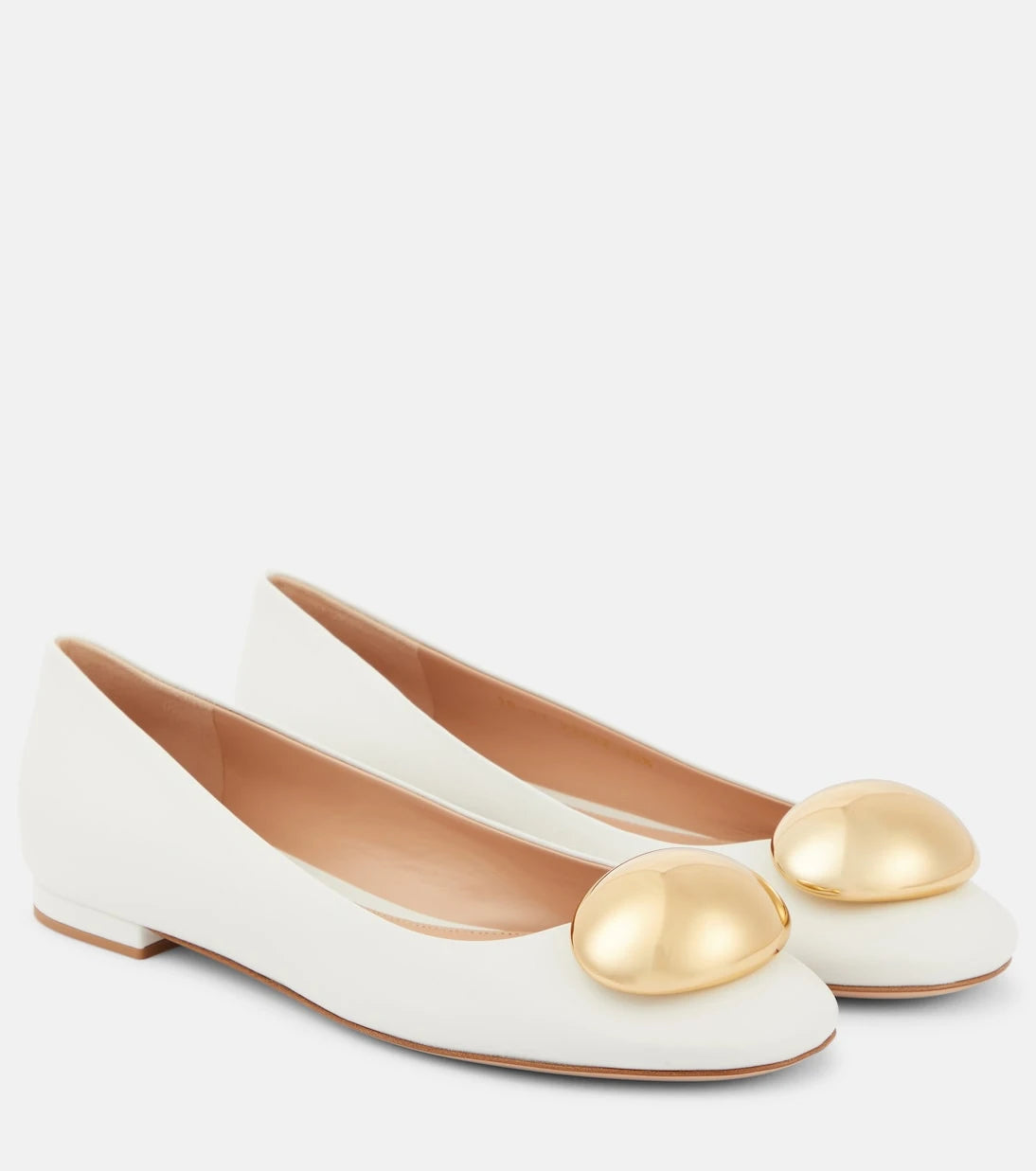 Gianvito Rossi - Sphera leather ballet flats