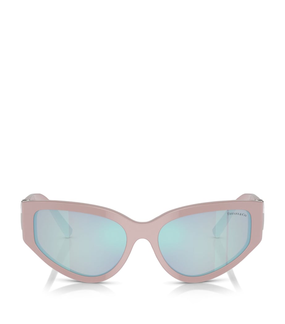Tiffany & Co. Pink Acetate Heart-Detail Sunglasses