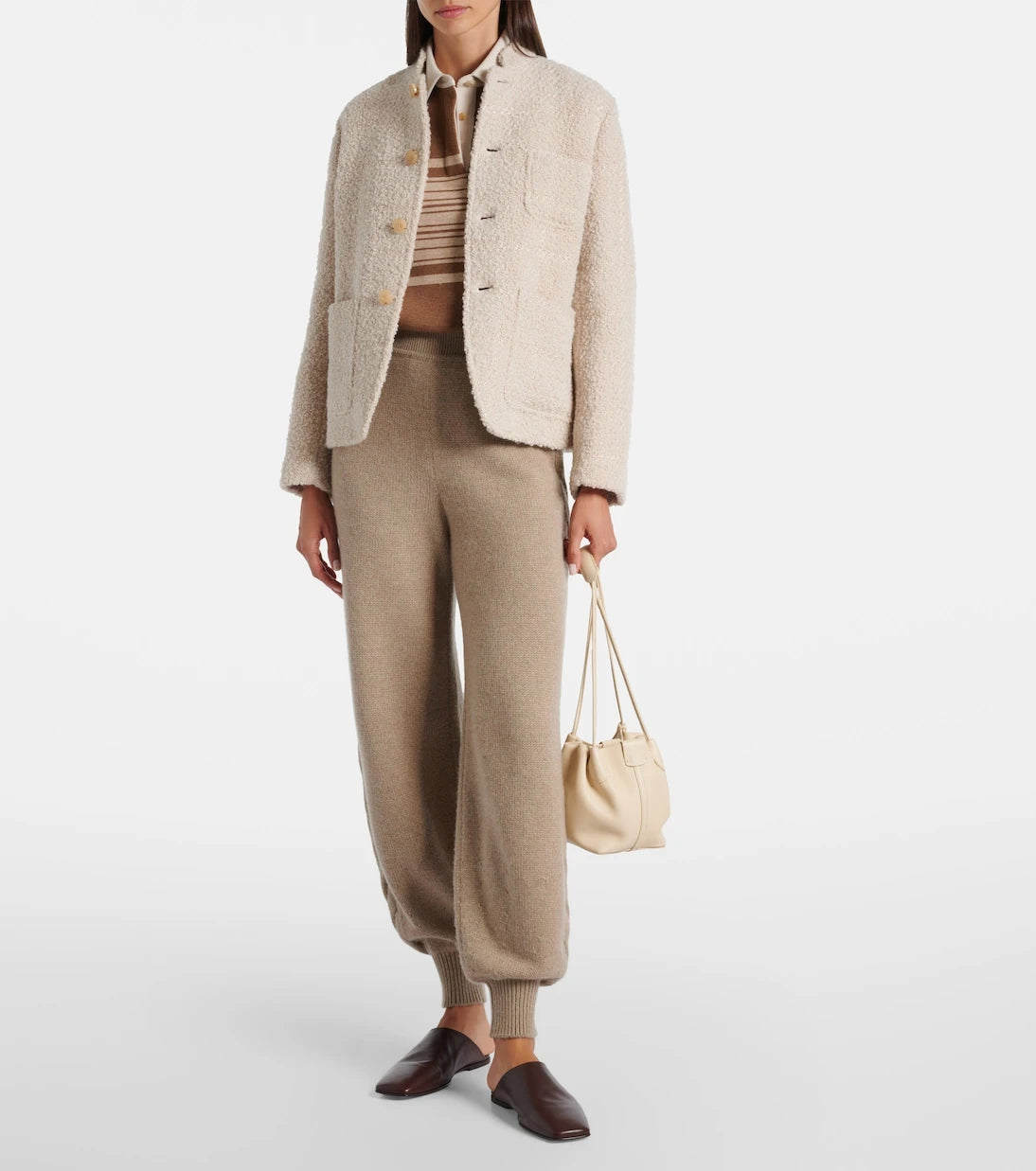 Loro Piana - Spagna Mini SB bouclé wool-blend jacket