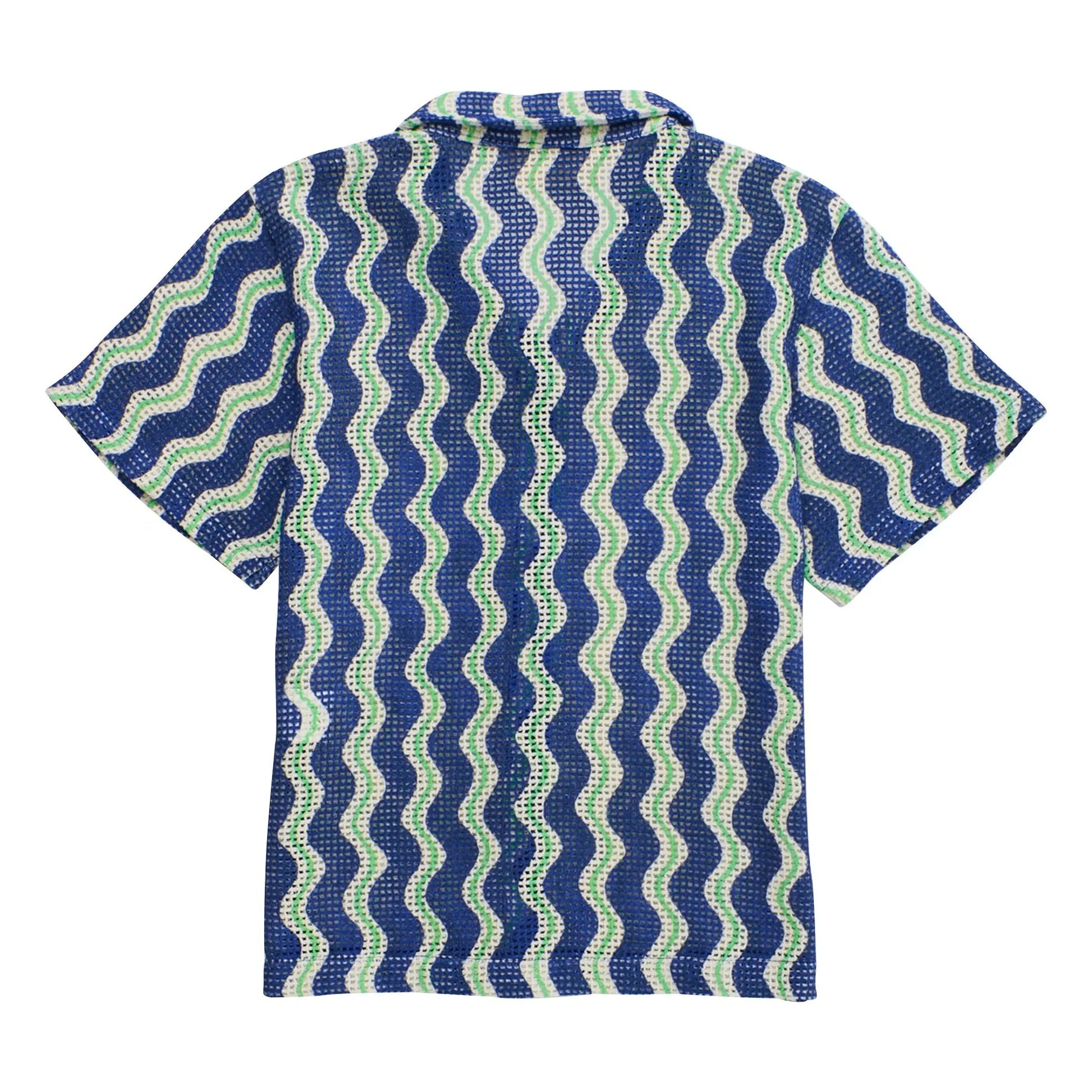 Maison Mangostan - Wave shirt | Blue