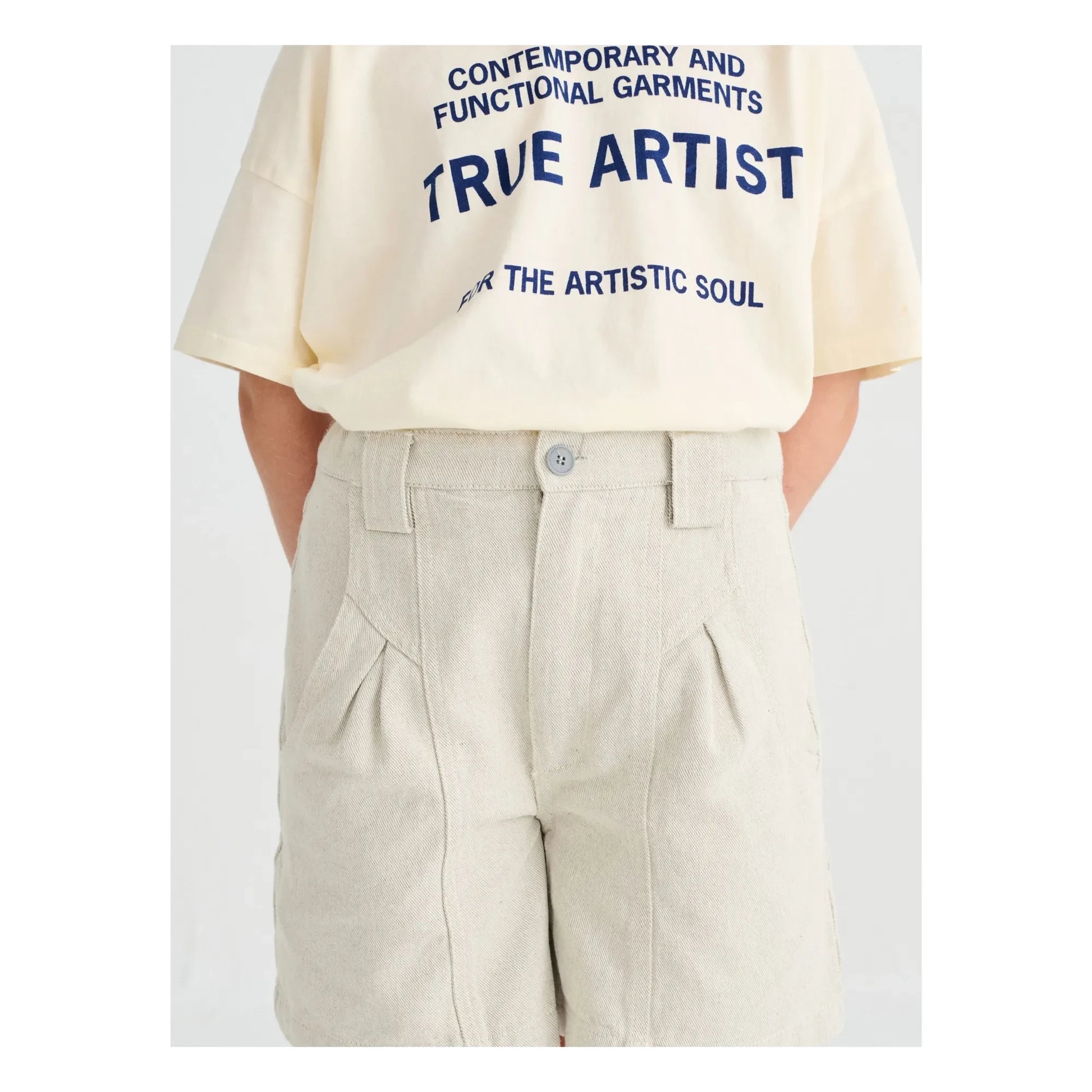 True Artist - Short N°13 Recycled Cotton | Heather grey