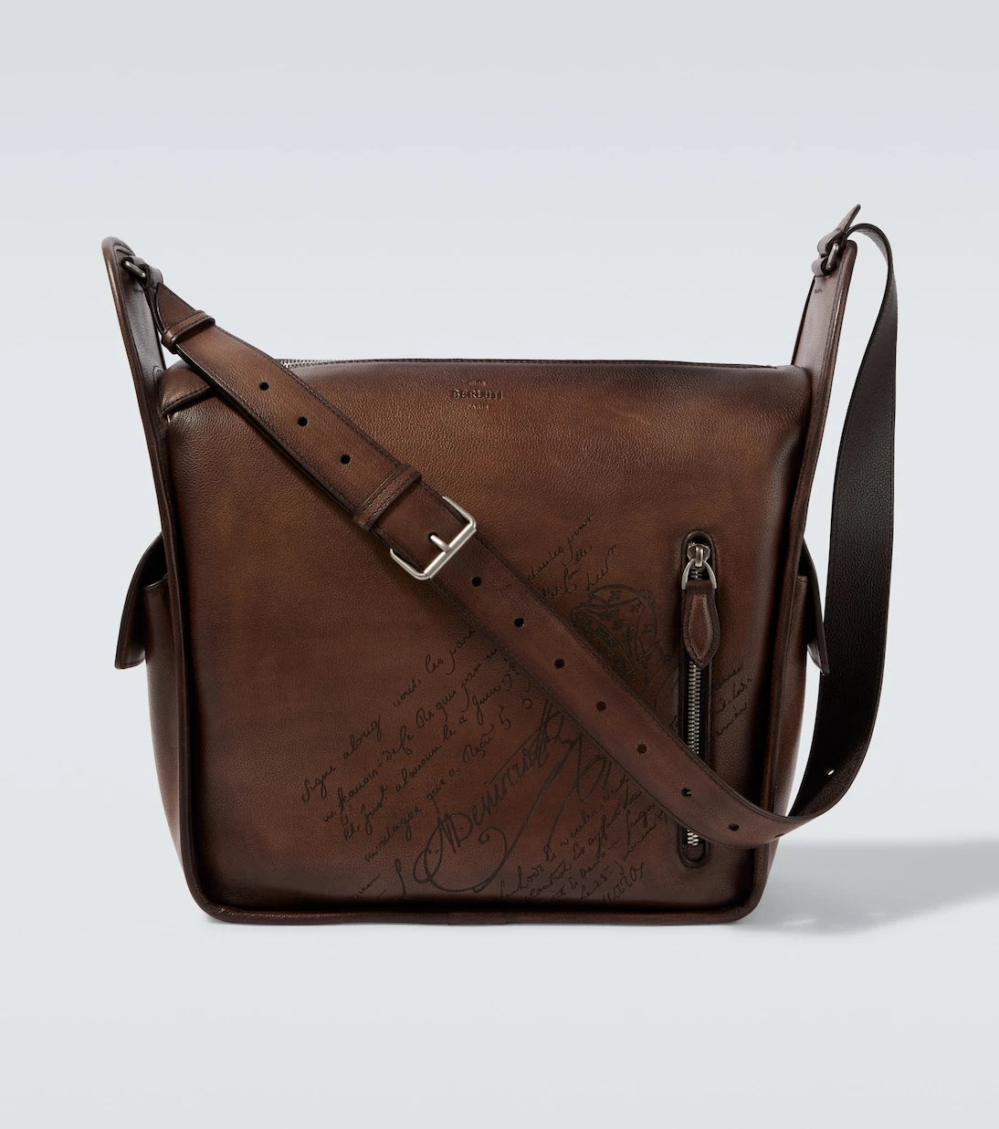 Berluti - Périple Scritto Venezia leather shoulder bag