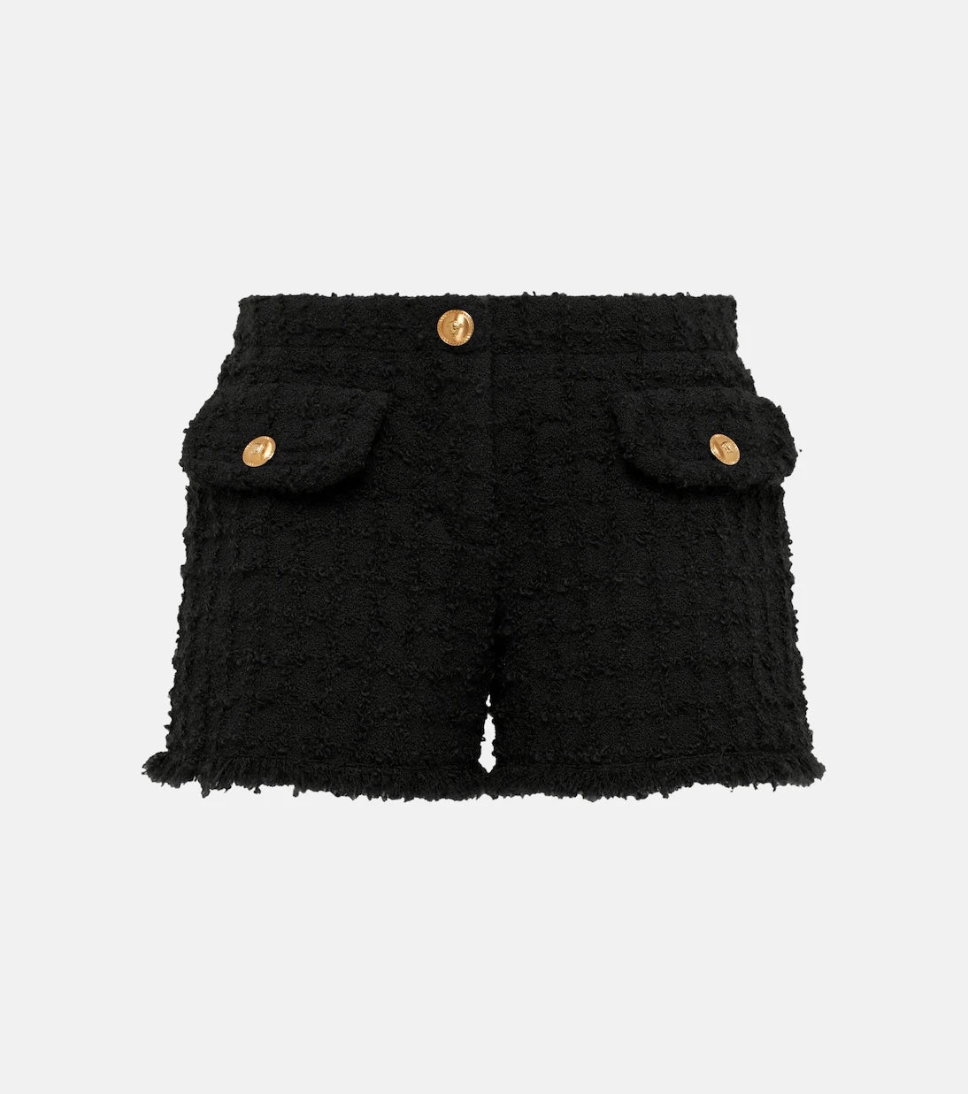 Versace - Heritage cotton-blend tweed shorts