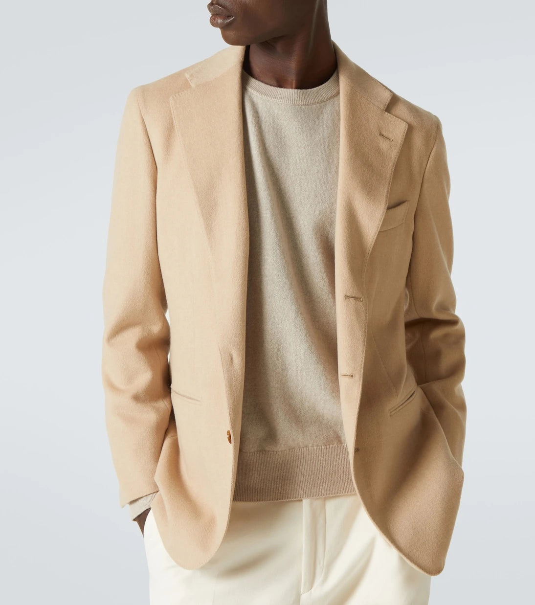 Saman Amel - Camel hair suit jacket
