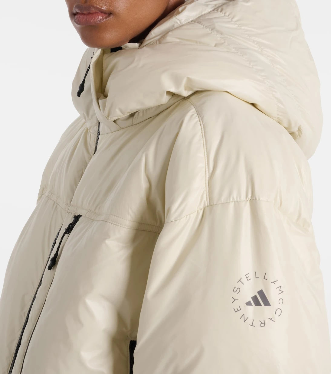 Adidas by Stella McCartney - Hooded cropped jacket