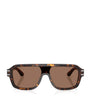 Dolce & Gabbana Oversized Pilot Sunglasses