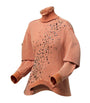 LOUIS VUITTON Pink Cotton Embellished Rollneck Sweatshirt