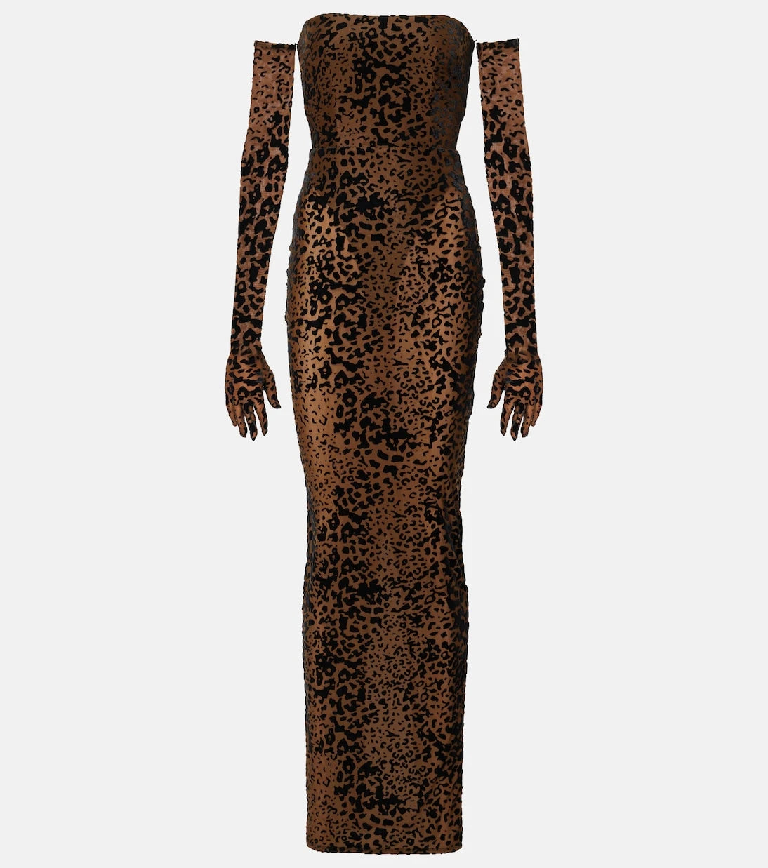 Alex Perry - Leopard-print corset gown