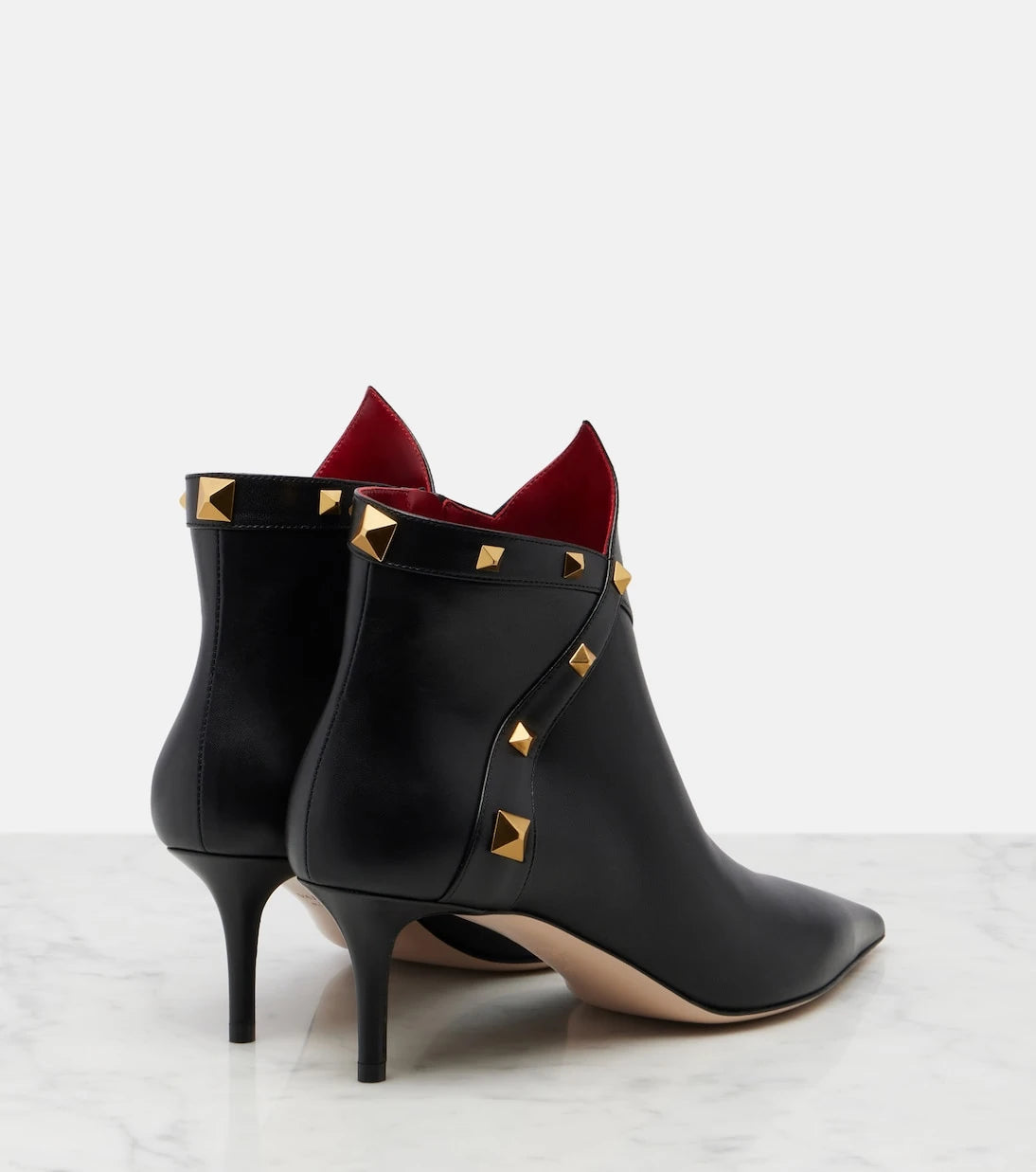 Valentino Garavani - Studdy leather ankle boots