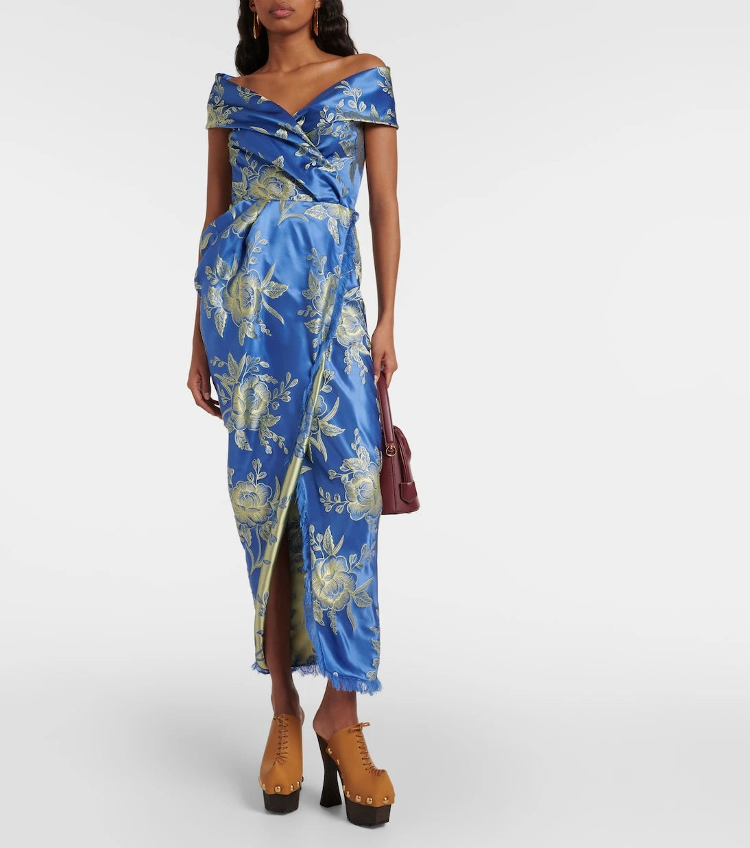 Etro - Plateau 90 leather pumps