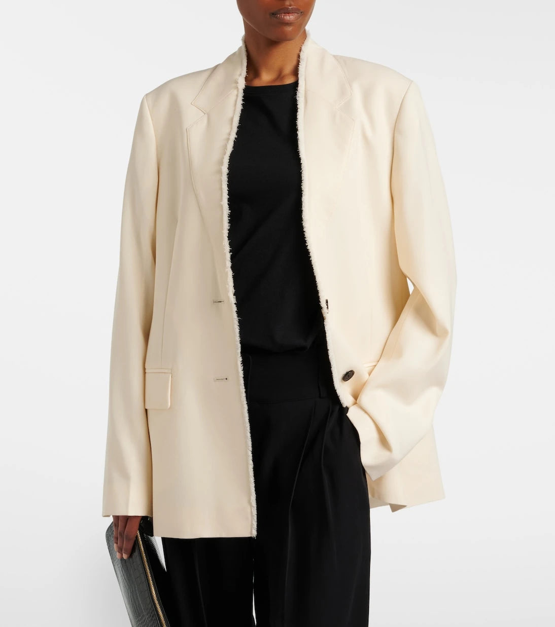 Toteme - Distressed wool blazer