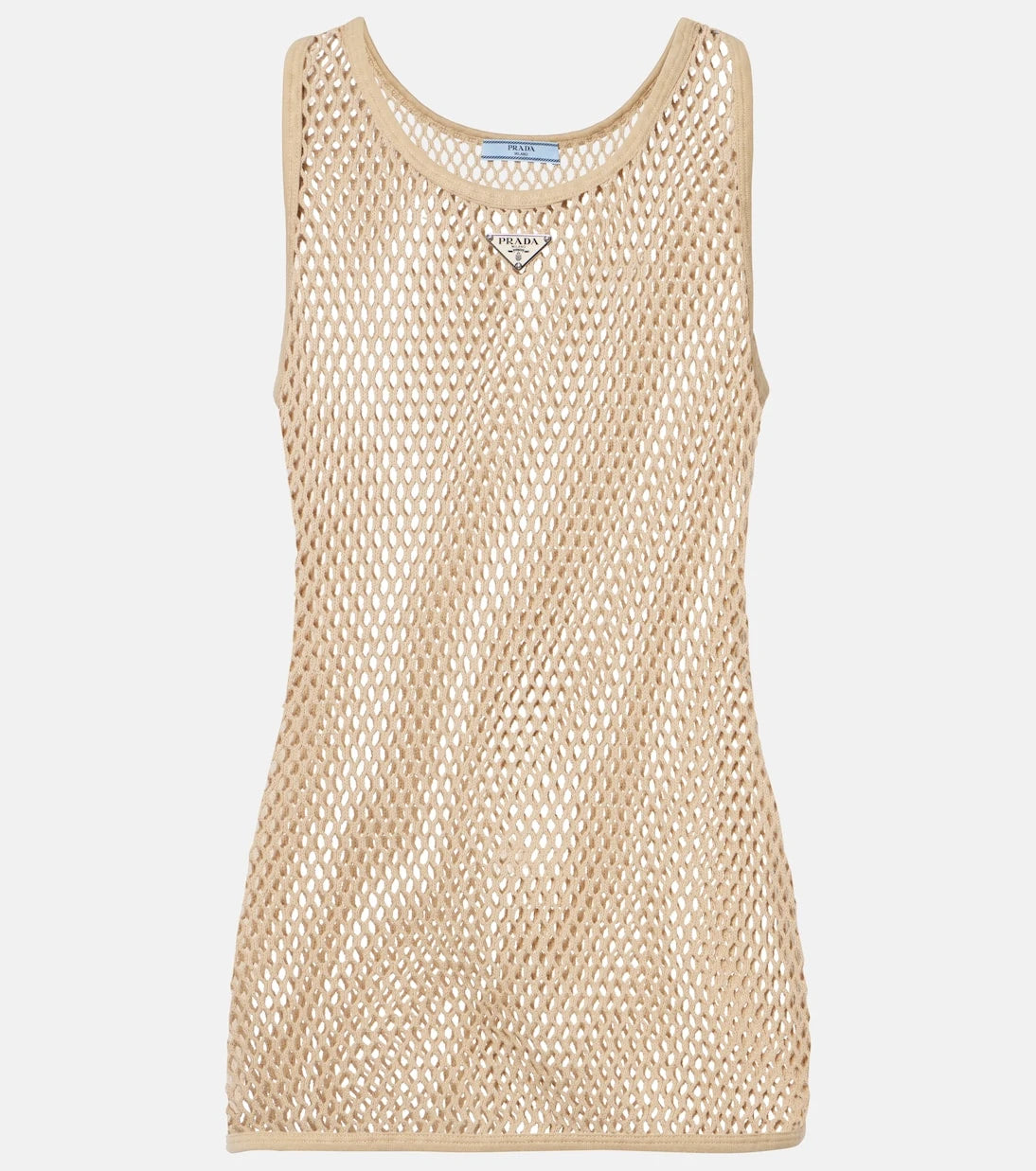 Prada - Sheer cotton tank top
