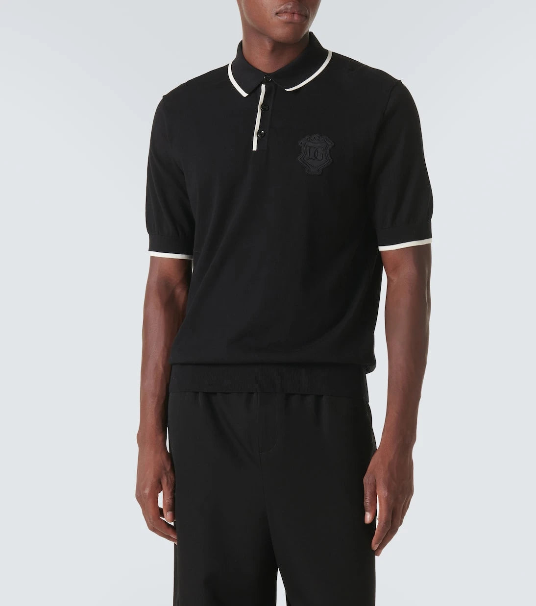 Dolce&Gabbana - Logo cotton polo shirt