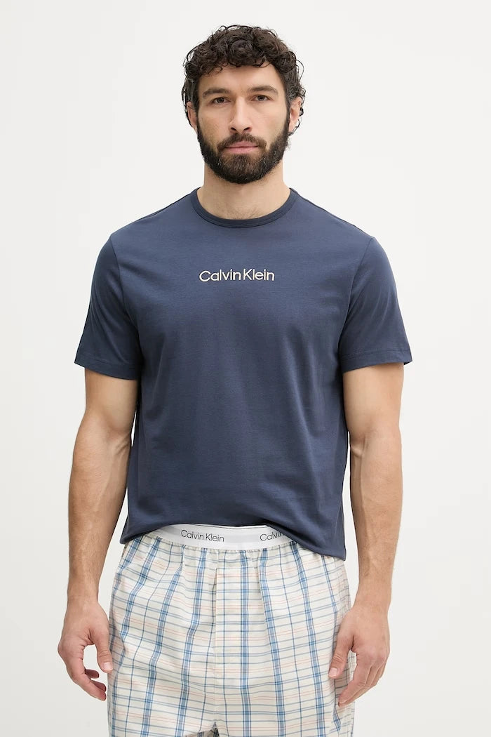 Calvin Klein Underwear kısa kollu erkek pamuklu pijama