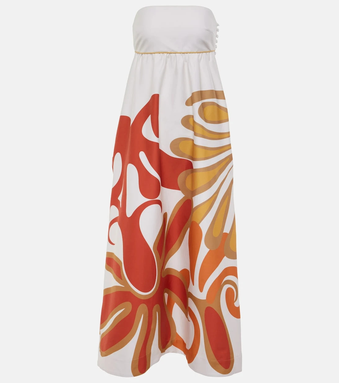 Adriana Degreas - Algae cotton-blend maxi dress