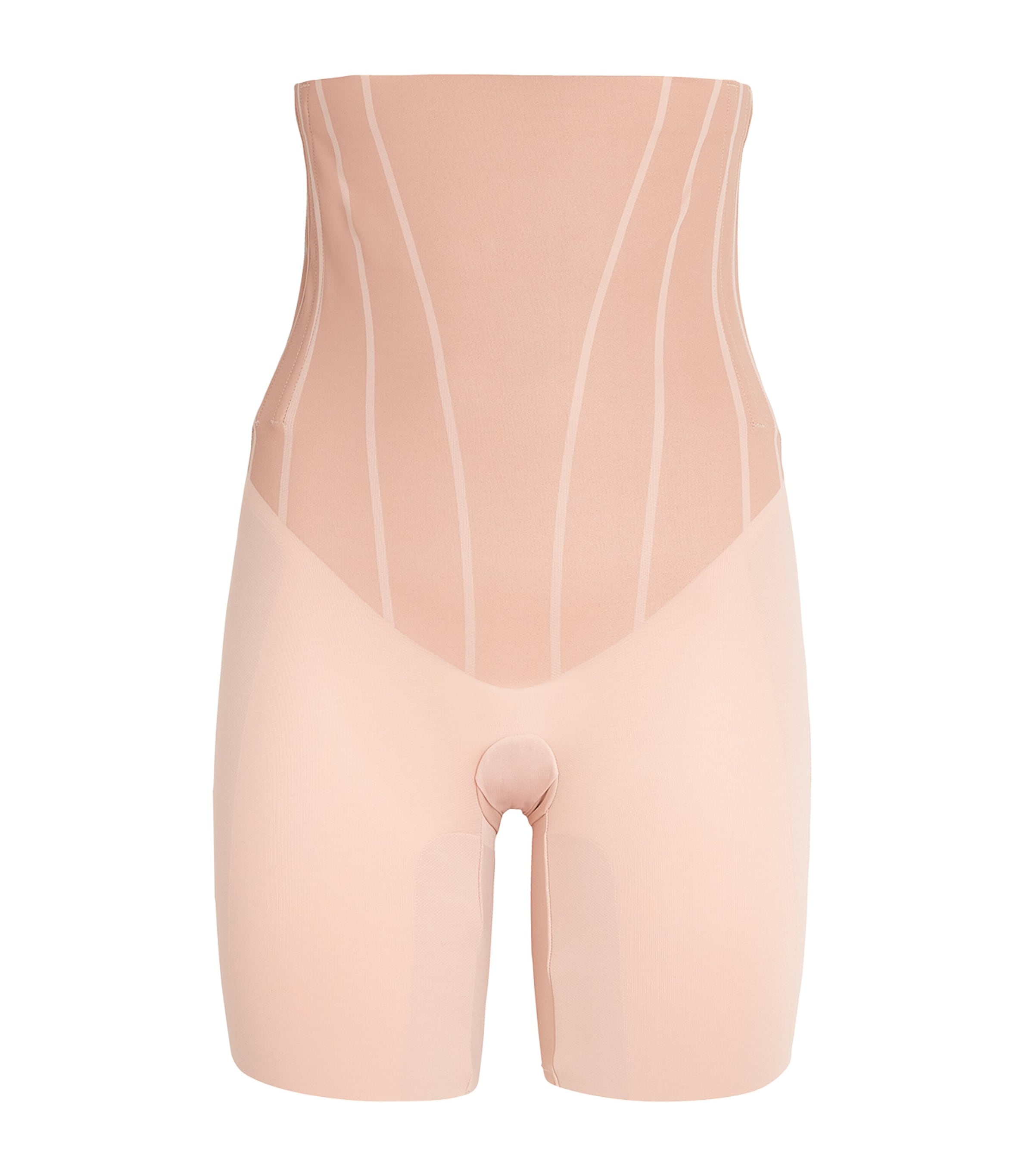 SPANX Beig SPANXsupersculpt TotalContour High-Waisted Mid-Thigh Shorts