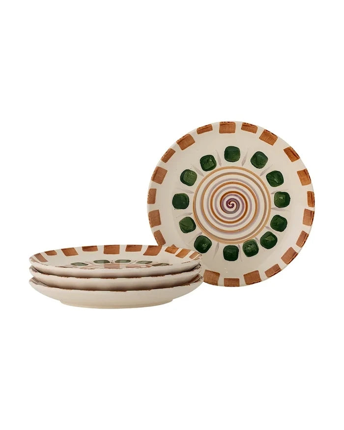 Bloomingville Shama Tatlı Tabağı Seti 20,5 x 2,5 cm (4 Parça)