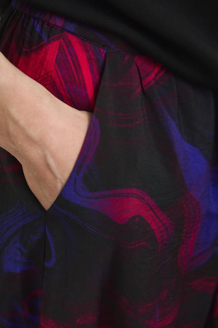 Medicine viskonlu slouchy kadın pantolon