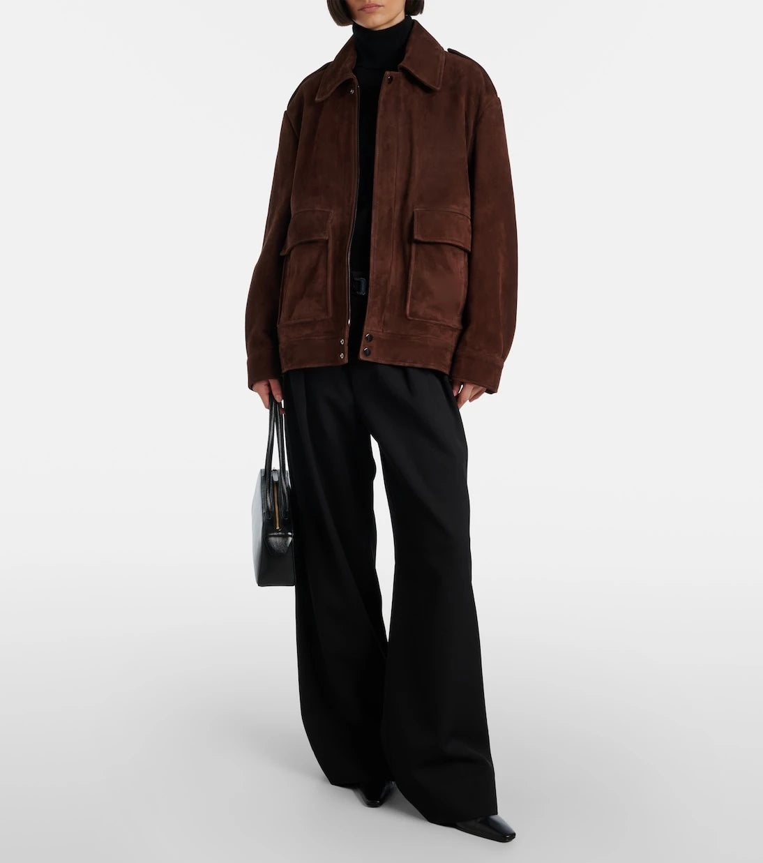 Nour Hammour - Drey suede field jacket
