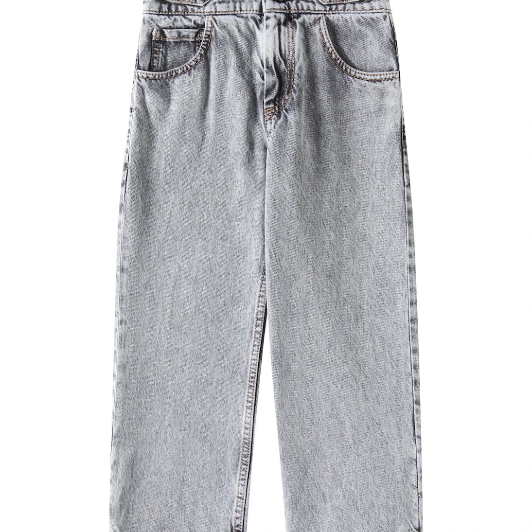 Brunello Cucinelli Kids - جينز مستقيم بتفاصيل مونيللي