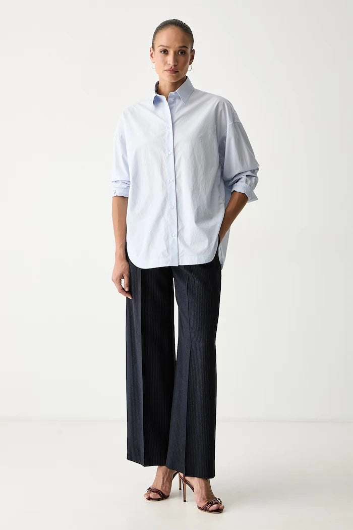 BOSS Orange kadın pamuklu gömlek C Bostatta