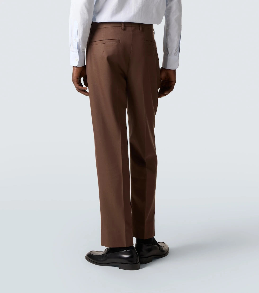 Zegna - Cotton and wool straight pants