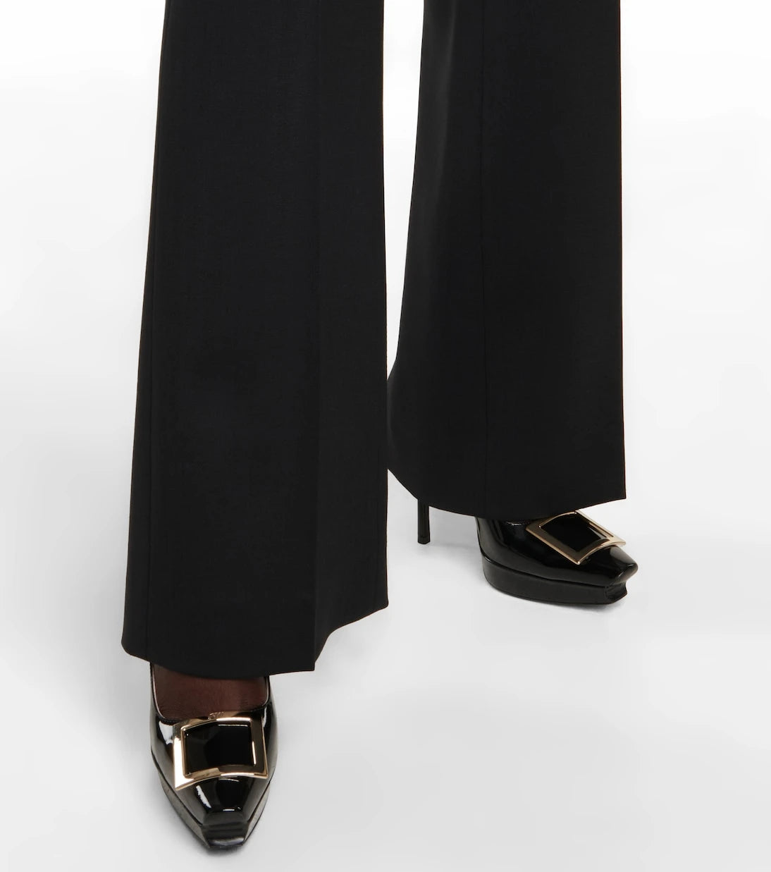 Roger Vivier - Belle Vivier patent leather platform pumps