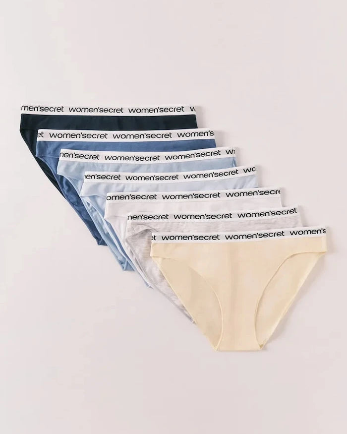 women'secret pamuklu ve elastanlı kadın bikini 7'li
