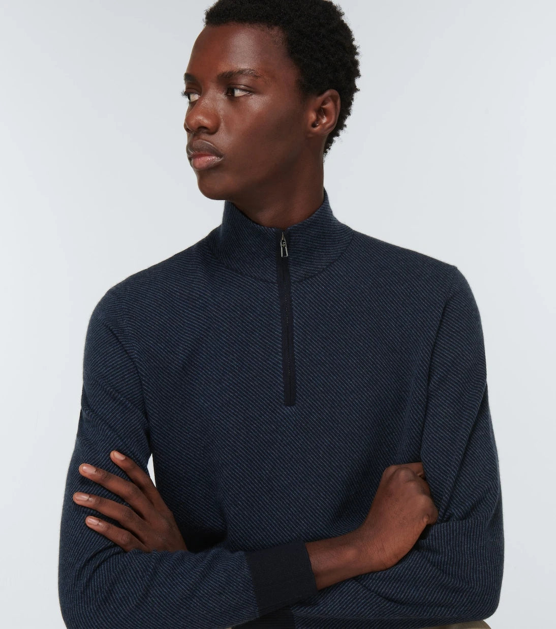 Loro Piana - Mezzocollo Roadster cashmere sweater