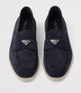 Suede Triangle Loafers