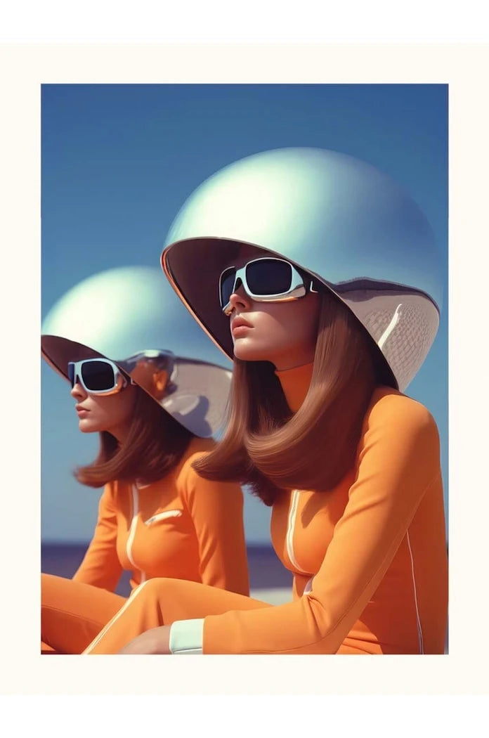 A.I. Art HARTMAN Retro Future 05 Poster 45,72 x 60,96 cm