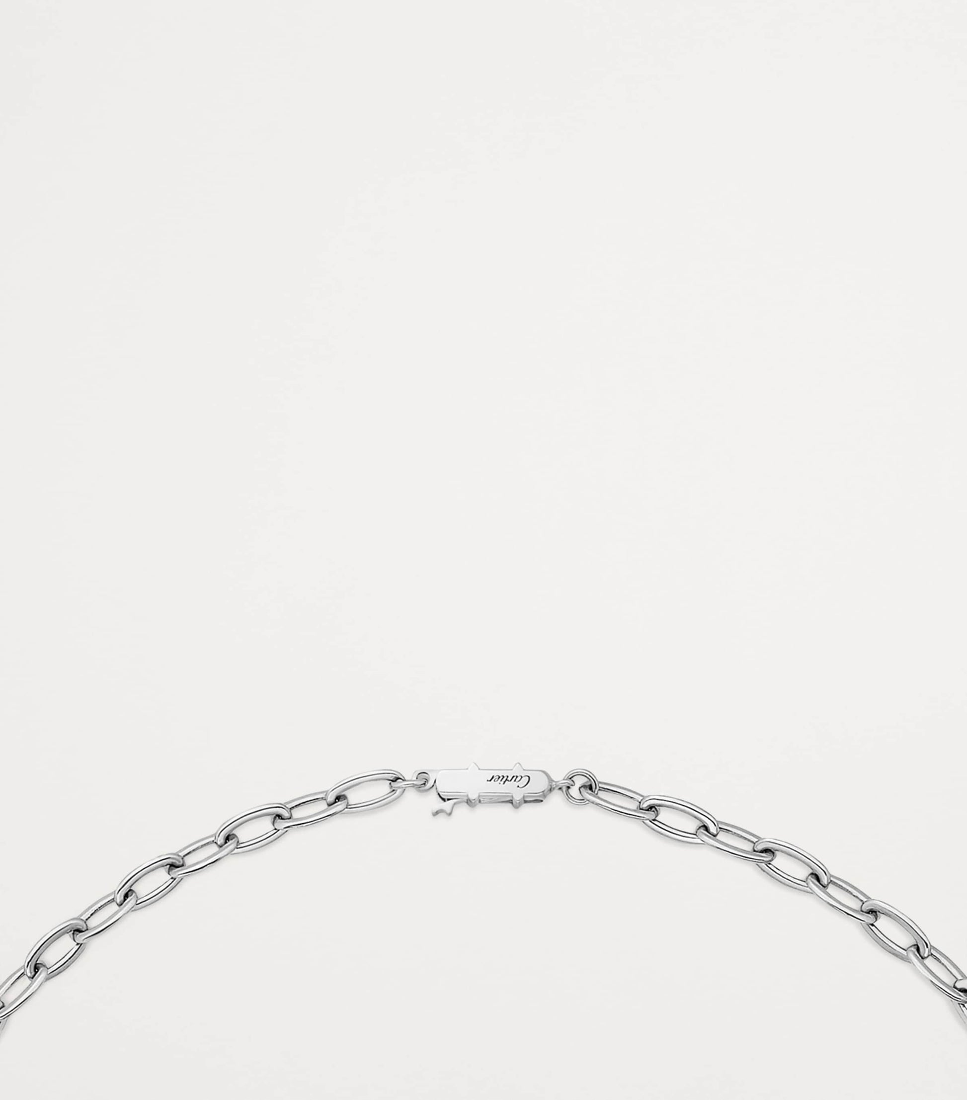 White Gold and Diamond Juste un Clou Necklace