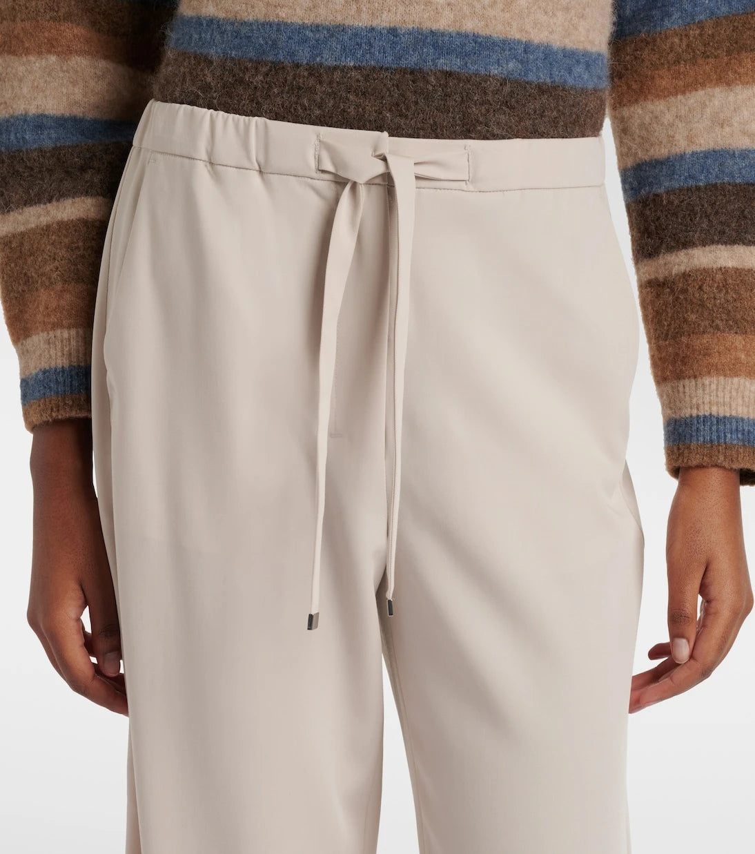 'S Max Mara - Margenta virgin wool straight pants